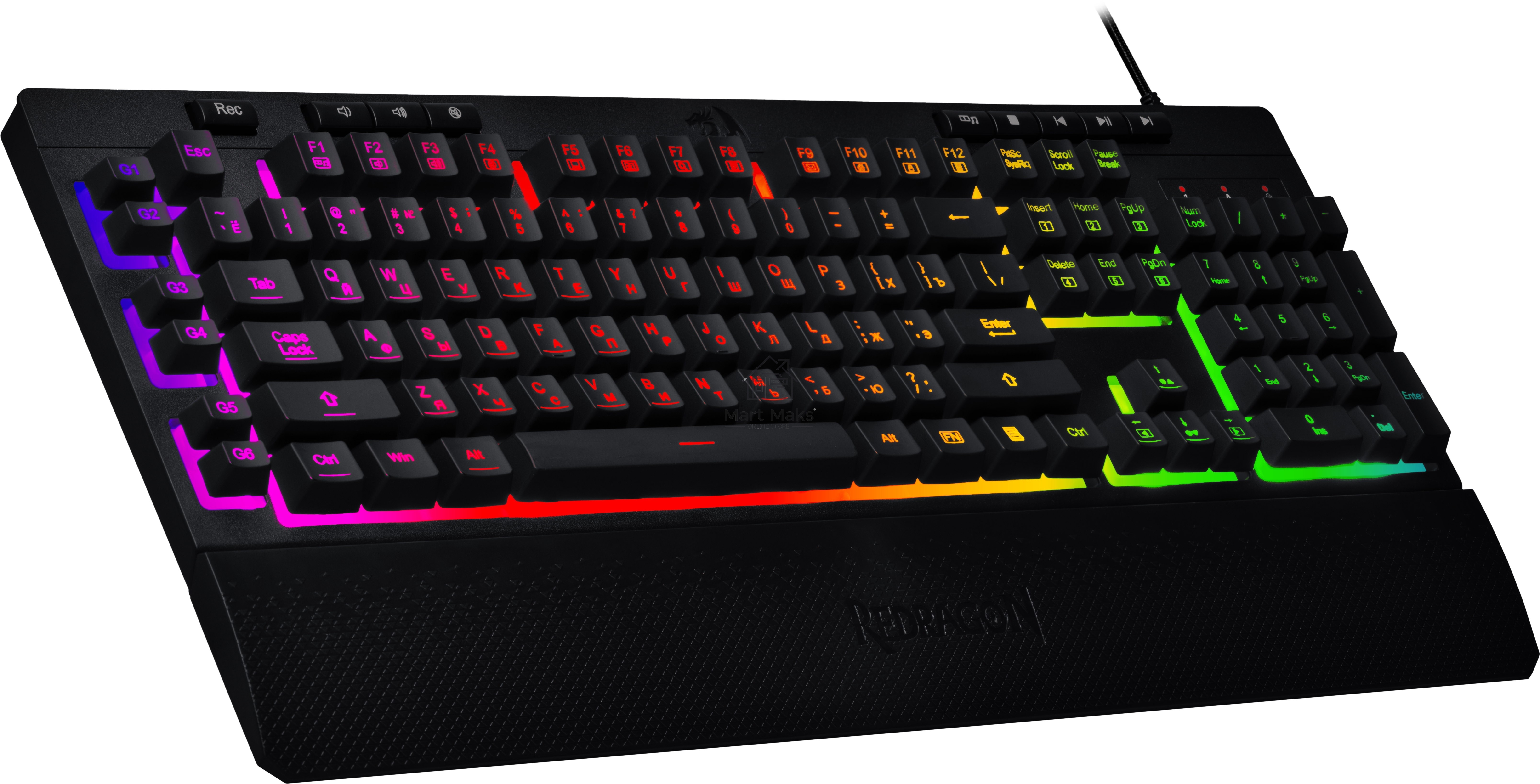 Клавиатура REDRAGON SHIVA USB RU 77689