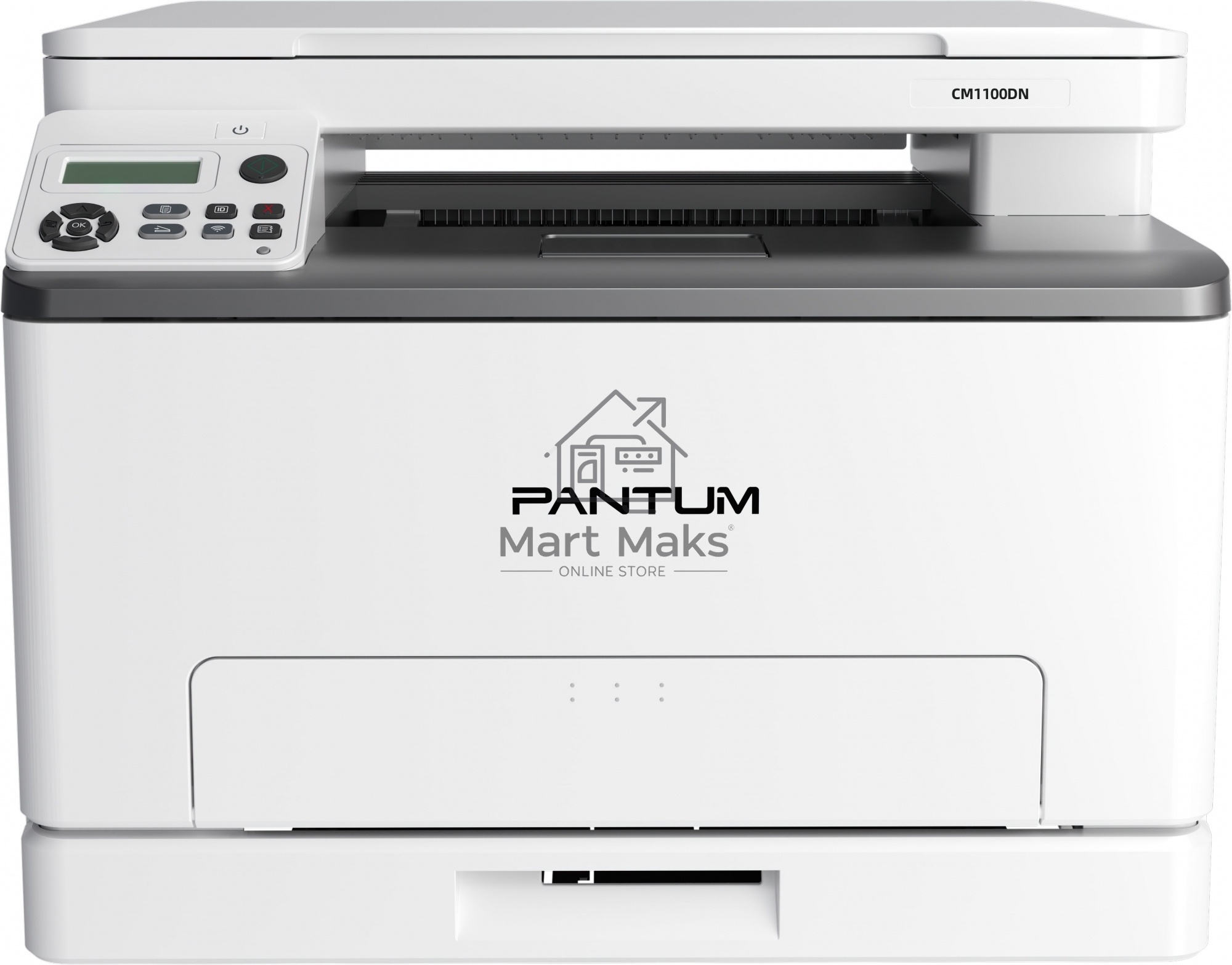 МФУ лазерный Pantum CM1100DN, A4, цветной, печ. до 18 стр/мин., скан. до 18 стр/мин., 600 x 1200 dpi (печать) 300x300dpi (скан.), USB, RJ-45