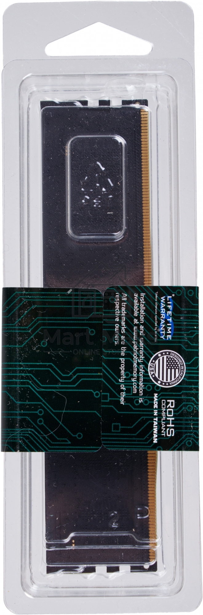 Оперативная память Patriot Signature, DDR5, 8GB (1x8 GB), 4800 MHz, CL40, DIMM