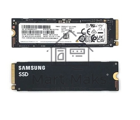 Накопитель SSD Samsung PM9A1, 1000ГБ, M.2 2280, PCIe 4.0 x4, NVMe, R/W 7000/5100