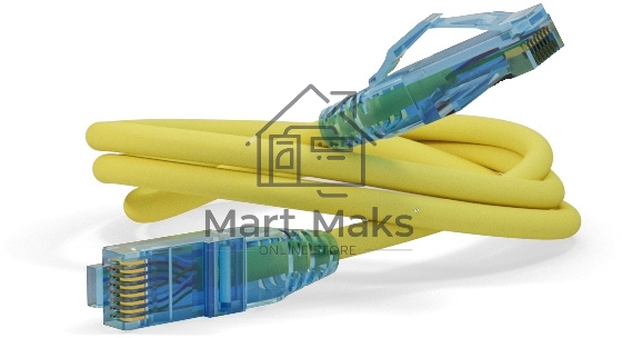 Патч-корд Hyperline PC-LPM-UTP-RJ45-RJ45-C6-2M-LSZH-YL Патч-корд U/UTP, Cat.6, LSZH, 2 м, желтый