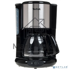 Кофеварка капельная Tefal CM361838 1000Вт серебристый/черный