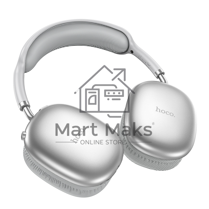 Наушники мониторные Hoco Air Triumph W35 серебристый беспроводные bluetooth оголовье