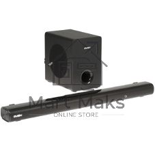 Саундбар SVEN SB-2150A черный (2 x 40W, Bluetooth сабвуфер 100W, пульт ДУ, LED-дисплей, HDMI, USB)