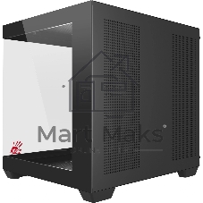 Компьютерный корпус Bloody CC-121 черный без БП mATX 7x120мм 1xUSB 2.0 1xUSB 3.0 audio