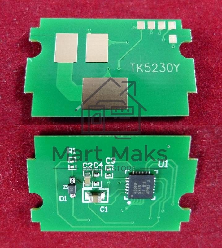 Чип для Kyocera Ecosys P5021cdn/M5521cdn (TK5230Y) Yellow 2.2K (ELP, Китай)