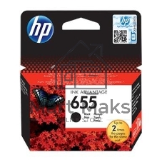 Картридж струйный HP 655 CZ109AE черный для HP DJ IA 3525/4615/4625/5525/6525 (550стр.)