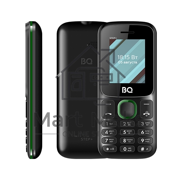 Мобильный телефон BQ 1848 Step+ черный/красный