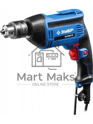 Дрель ударная Зубр ЗД-П550 ЭР 550Вт ключевой реверс
