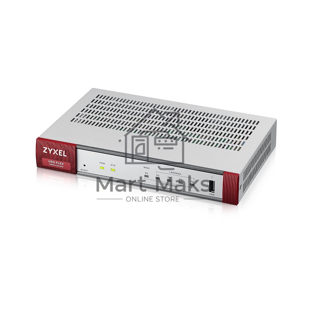 Межсетевой экран Zyxel ATP100 Firewall, 1xWAN GE, 1xOPT GE (LAN/WAN), 3xLAN/DMZ GE, 1xUSB3.0, AP Controller (8/24), NebulaFlex Pro, 1 Year Gold Subscription (AS, AV, CF, IDP / DPI, sandbox, SecuReporter, secure Wi-Fi, 24 access points) !AS+CF temporarily 