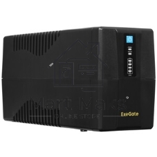 Источник бесперебойного питания ExeGate EP244543RUS Power Back BNB-600 600VA, черный, 2 евророзетки
