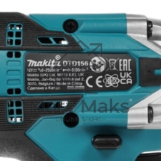Дрель-шуруповерт Makita DTD156Z, 18 В, 0 Ач, 155 Нм, щеточный, ударный