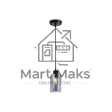 Светильник Ambrella light TR3695 BK/SM черный/дымчатый E27 max 40W D100*1000