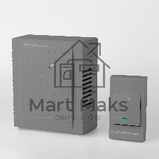 Звонок электрический бытовой (дверной) DBQ26M WM 1M IP44 / Серый