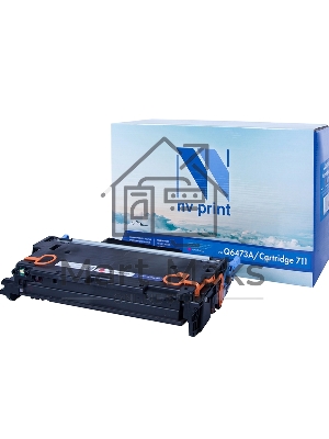 Картридж лазерный NVPrint совместимый HP Q6473A/Canon 711 Magenta для LaserJet Color 3505/3505x/3505n/3505dn/3600/3600n/3600dn/3800/3800n/3800dn/3800dnt/Canon LBP-5300/5360/MF-9130/9170/9220Cdn/9280Cdn (4000k)