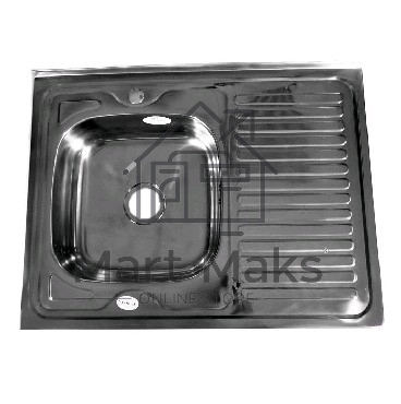 Мойка FABIA 62275L Мойка 80х60 наклад левая 0.6 мм + большой сифон с переливом Мойка FABIA 80х60, накладная, левая, толщина 0,6 мм, глубина 160 мм + большой сифон с переливом