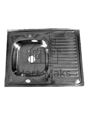 Мойка FABIA 62275L 80х60 наклад левая 0.6 мм + большой сифон с переливом, накладная, левая, толщина 0,6 мм, глубина 160 мм Мойка FABIA 62275L 80х60 наклад левая 0.6 мм + большой сифон с переливом, накладная, левая, толщина 0,6 мм, глубина 160 мм