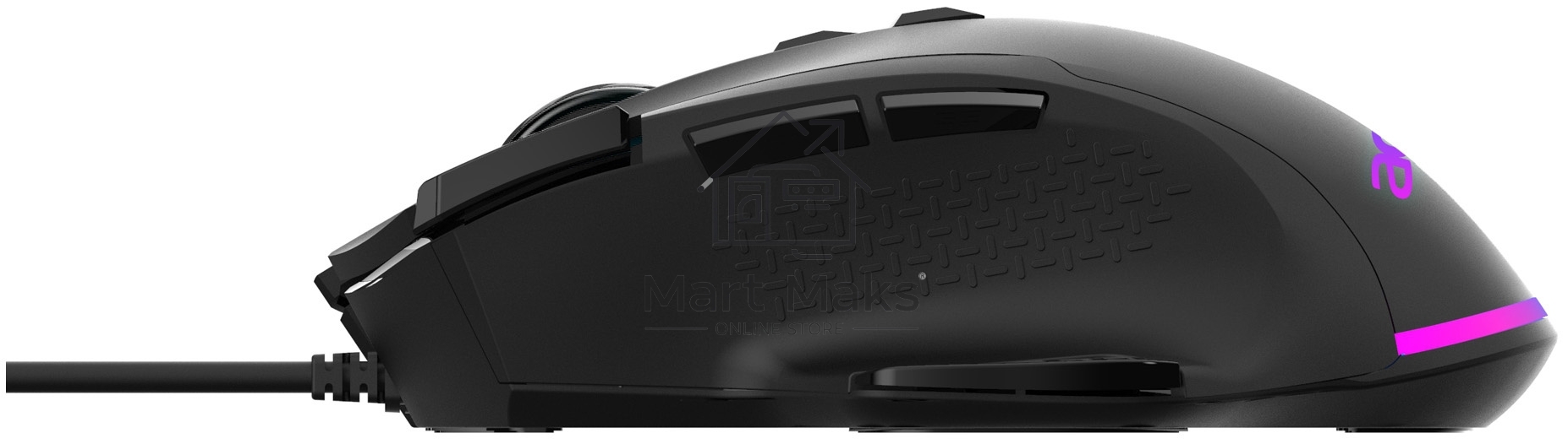 Мышь проводная Acer OMW180 черный, 6400 dpi, USB, кнопки - 9
