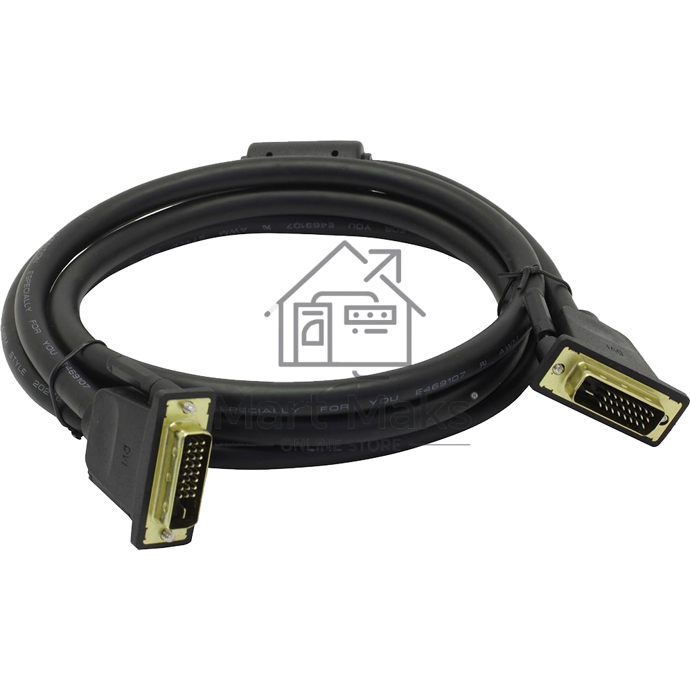 Кабель Vention DVI-D Dual link 25M/25M с ферритовым фильтром - 1.5м.
