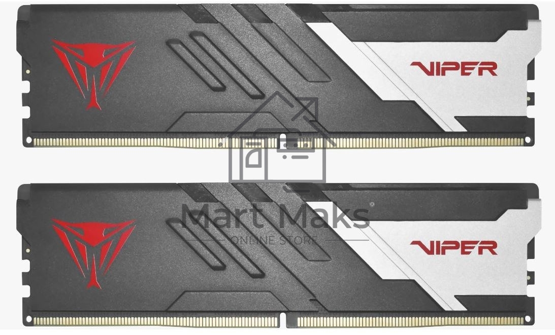Оперативная память Patriot Viper Venom, DDR5, 32GB (2x16GB), 6800MHz, CL34, DIMM, с радиатором, черный