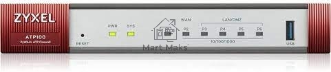 Межсетевой экран Zyxel ATP100 Firewall, 1xWAN GE, 1xOPT GE (LAN/WAN), 3xLAN/DMZ GE, 1xUSB3.0, AP Controller (8/24), NebulaFlex Pro, 1 Year Gold Subscription (AS, AV, CF, IDP / DPI, sandbox, SecuReporter, secure Wi-Fi, 24 access points) !AS+CF temporarily 