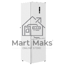 Холодильник Maunfeld MFF200NFW10 Inverter белый двухкамерный 271/106л морозилка снизу, No Frost