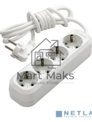 Удлинитель 4 гн 5 м с\з Makel MGP154