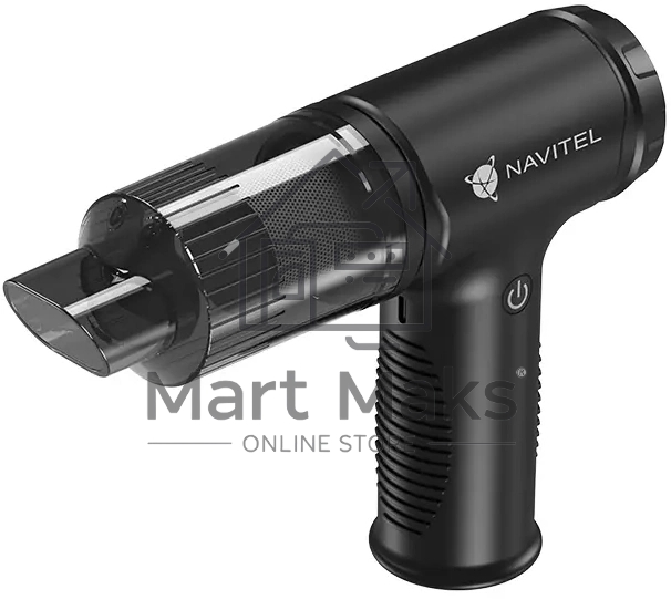 Пылесос автомобильный Navitel CL80 черный, 80/100 Вт, уборка сухая, пылесборник контейнер