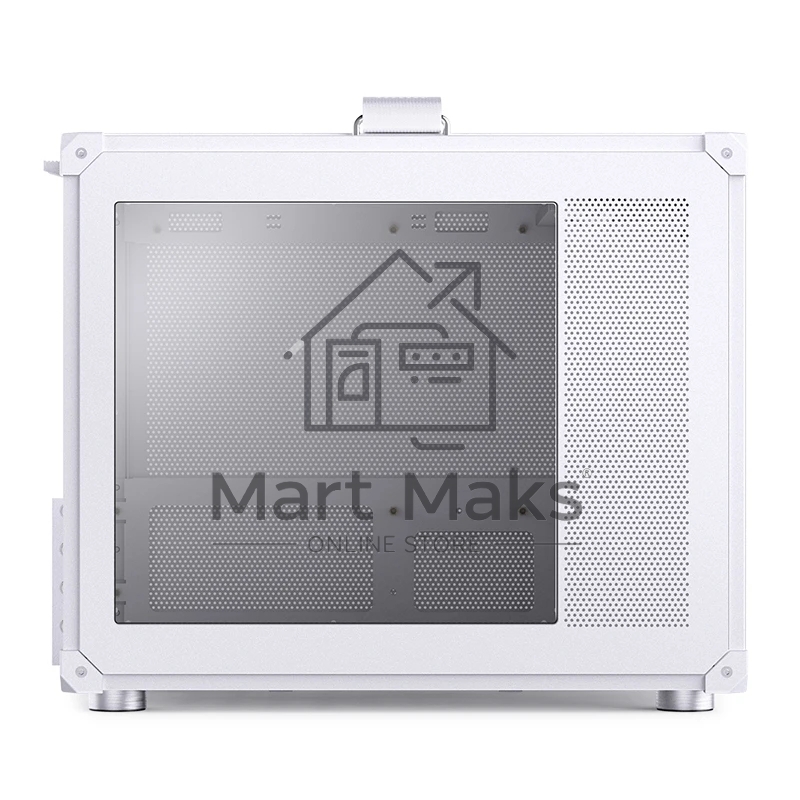 Корпус без блока питания JONSBO C6 MAX Handle, Mini-Tower, TG, no fan, 1xUSB-A 3.0 + 1xUSB-C 3.1, mATX, mITX White