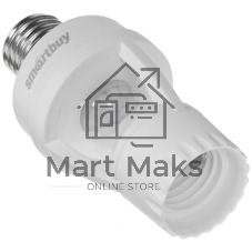 Датчик движенияSmartbuy Инфракрасный, в патрон E27, 60Вт, до 6м, IP20 sbl-ms-010