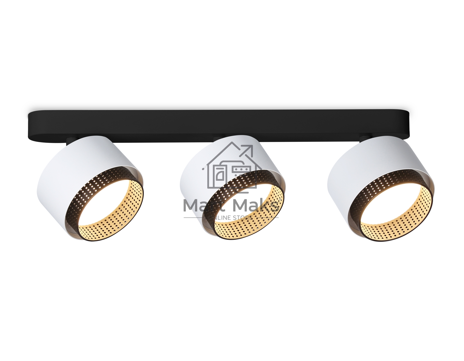 Светильник Ambrella light TN71291/3 WH/BK белый/черный GX53/3 max 12W 400*95*137