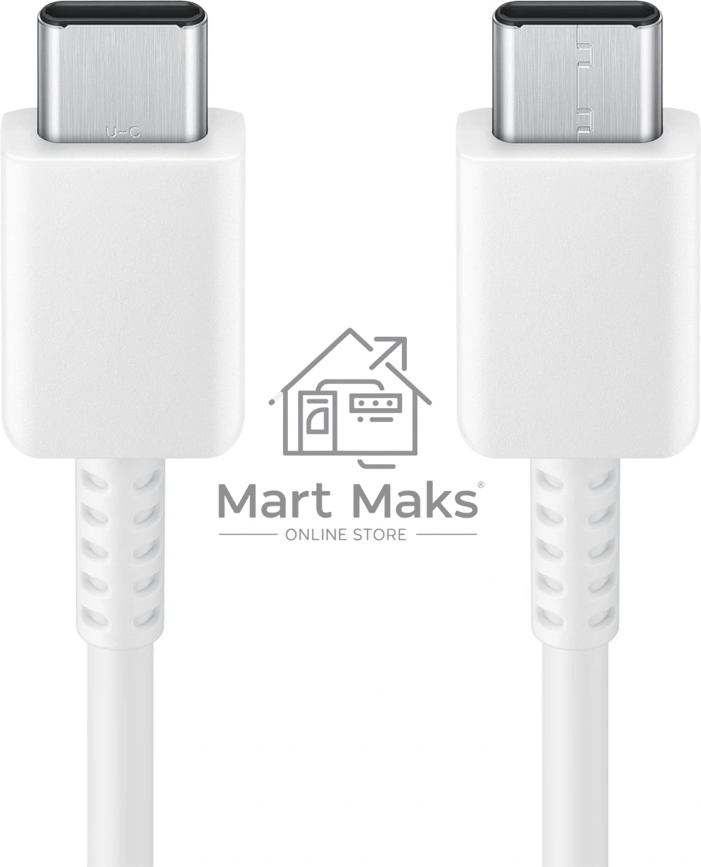 Кабель Samsung EP-DX310, USB Type-C (m) - USB Type-C (m), 1.8м, 3A, белый (EP-DX310JWEGEU)