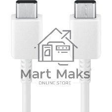 Кабель Samsung EP-DX310, USB Type-C (m) - USB Type-C (m), 1.8м, 3A, белый (EP-DX310JWEGEU)