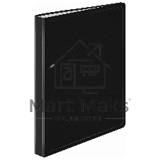 Папка с 100 прозрачными вкладками Бюрократ DeLuxe DLVBOX100BLCK A4, пластик, 0.7мм, черный в коробе