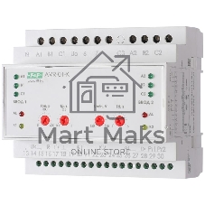 Устройство управления резервным питанием AVR-01-K (2 ввода; 1 нагрузка 35мм 3х400В+N 2х16А 2P IP20 монтаж на DIN-рейке) F&F EA04.006.001