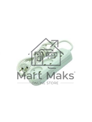 Удлинитель 3 гн 2 м Makel MGP122