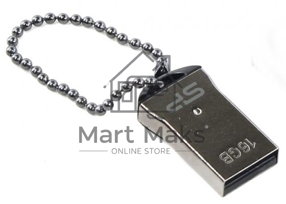 Флешка USB R/W Silicon Power R/W 16Gb Touch T01 SP016GBUF2T01V1K USB2.0 черный/серебристый