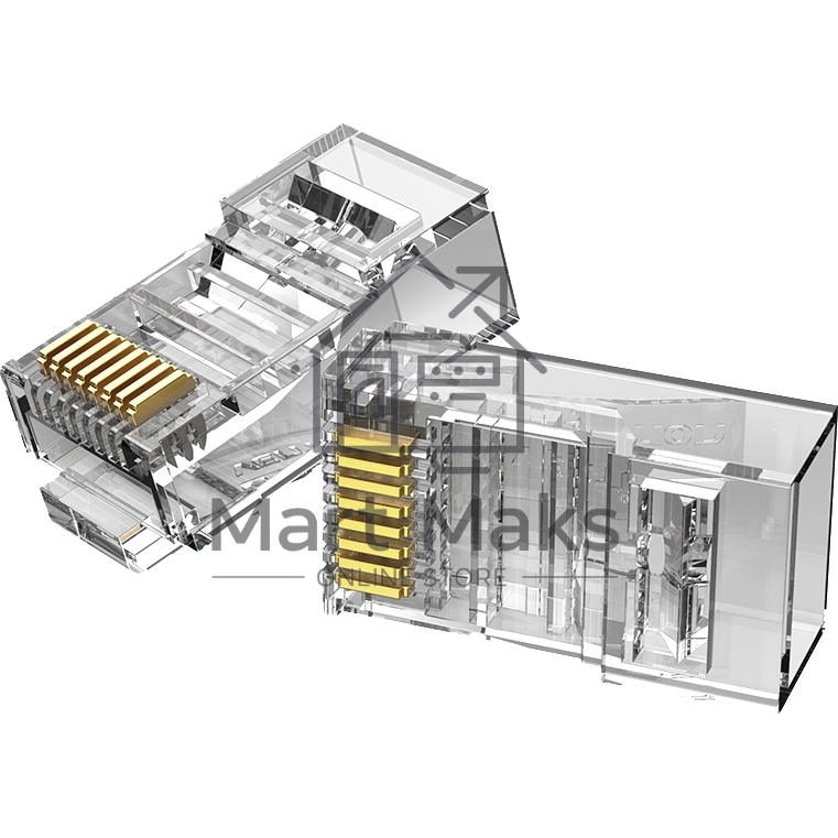 Коннектор Vention RJ45 (8p8c), cat. 5e, под витую пару (50шт.)