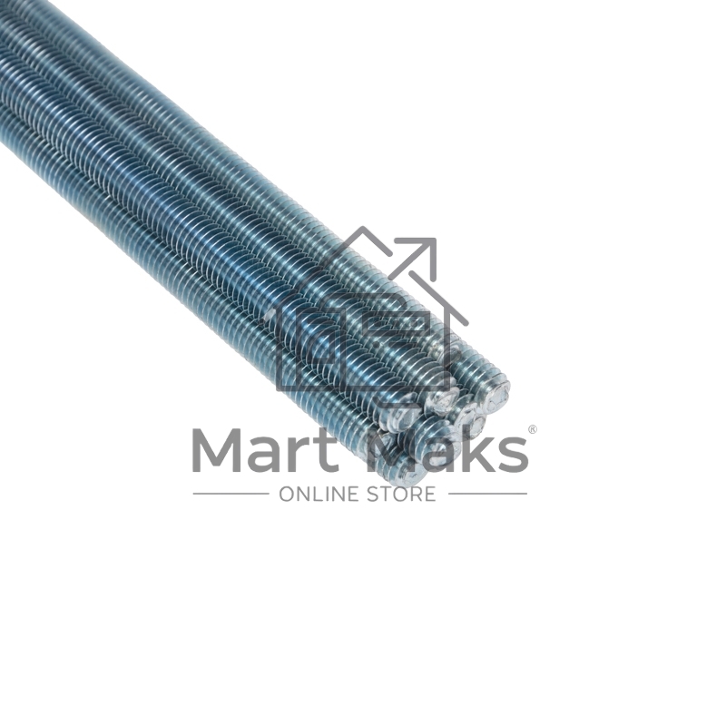 Шпилька резьбовая KRANZ DIN 975, M6х1000, групповой пакет (10 шт./уп.)
