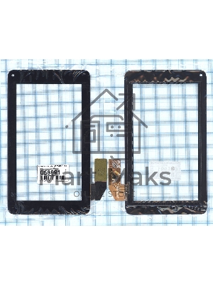 Сенсорное стекло (тачскрин) HOTATOUCH C109191A1-DRFPC097T-V1.0, черное