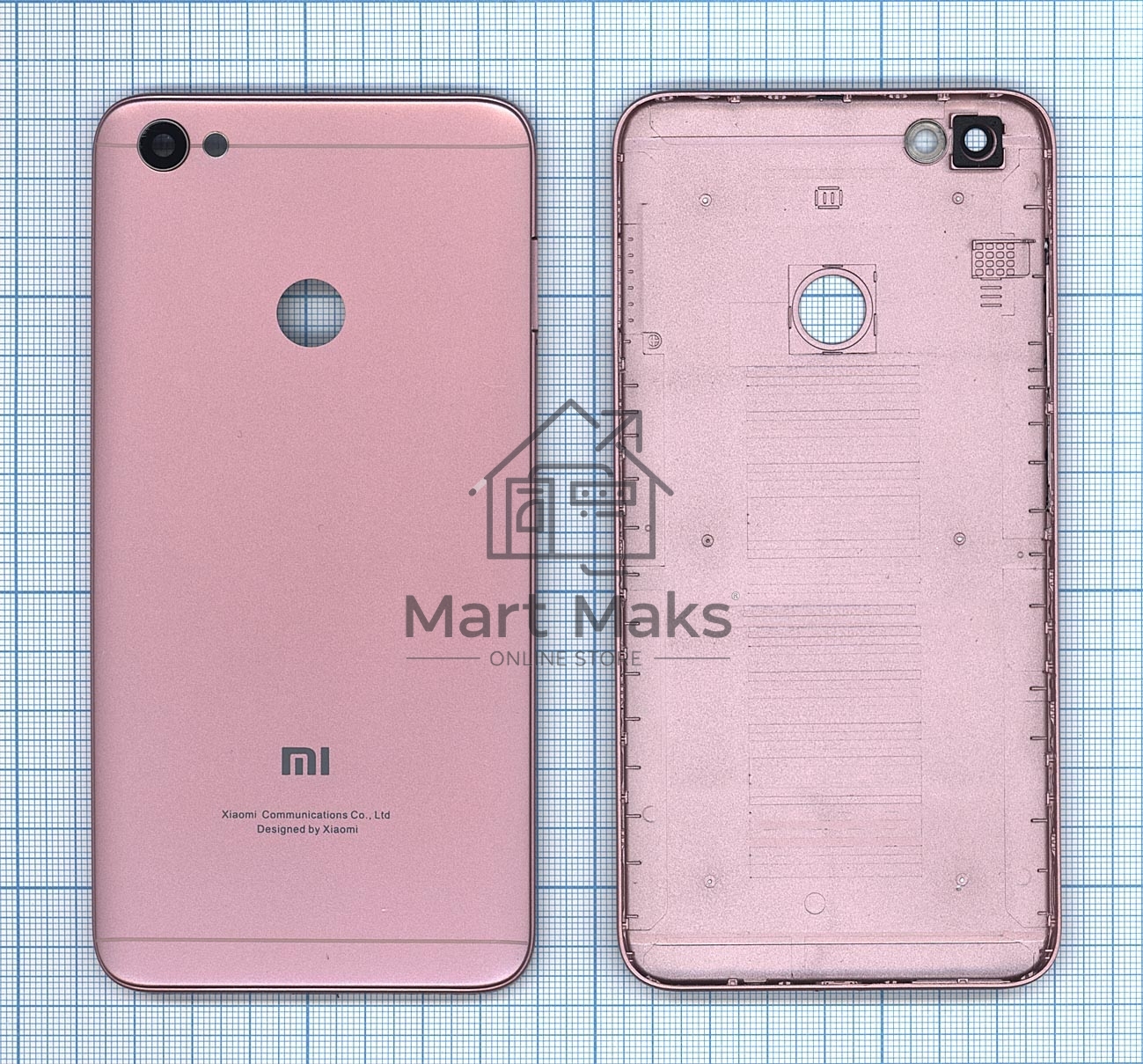 Задняя крышка для Xiaomi Redmi Note 5A Prime розовая