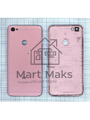 Задняя крышка для Xiaomi Redmi Note 5A Prime розовая