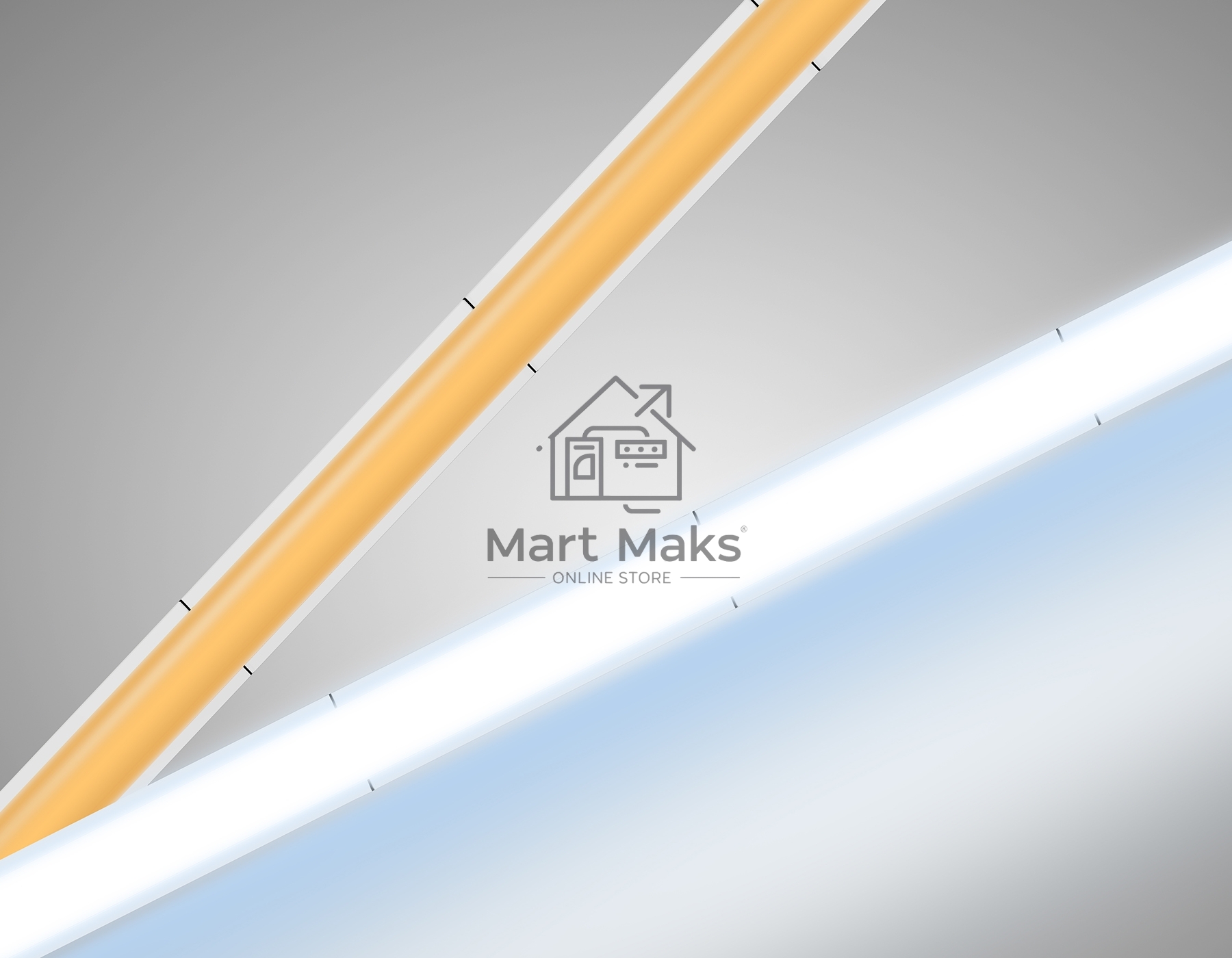 Светодиодная лента Ambrella light GS4613 COB 400Led/10W m/ 24V IP20 6500K/ 5m*5mm*2.1mm (2 конт.)