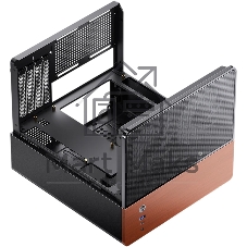 Корпус без блока питания JONSBO V12, Mini-Tower, TG, 2x120mm, 1xUSB-A 3.0 + 1xUSB-C 3.2, mATX, mITX Black