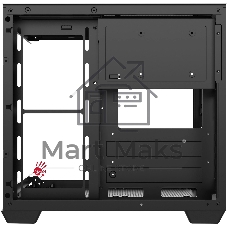Компьютерный корпус Bloody CC-121 черный без БП mATX 7x120мм 1xUSB 2.0 1xUSB 3.0 audio