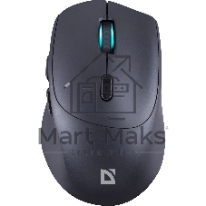 Мышь беспроводная Defender Effect X MS-095 черный, 1600 dpi, радиоканал, USB, кнопки - 6