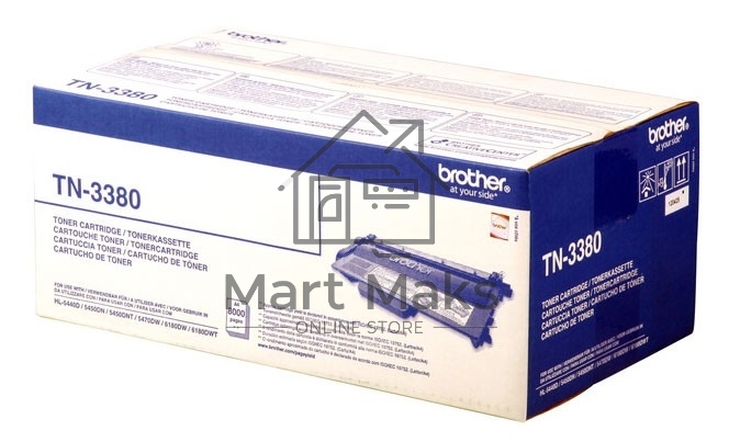 Картридж лазерный Brother TN-3380 черный (8000 стр.) для HL54xx/6180DW/DCP8110DN/8250DN/MFC8520DN/8950DW