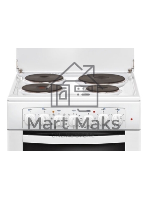 Плита электрическая Gefest 6140-02 белый, конфорок 4 электрических, духовка 55 л, 60 см x 85 см x 60 см