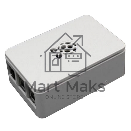 Корпус RA178 ACD White ABS Plastic case with Logo for Raspberry Pi 3