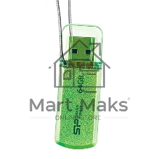 Флешка USB 64Gb Helios 101 SP064GbUF2101V1N USB 2.0 зеленый
